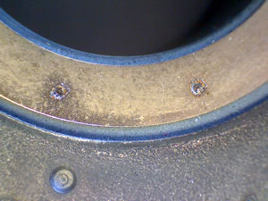 Soudage au laser à rondelle diamantée sur plaque frittée