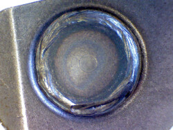 Cordón circular de soldadura láser de Ø10