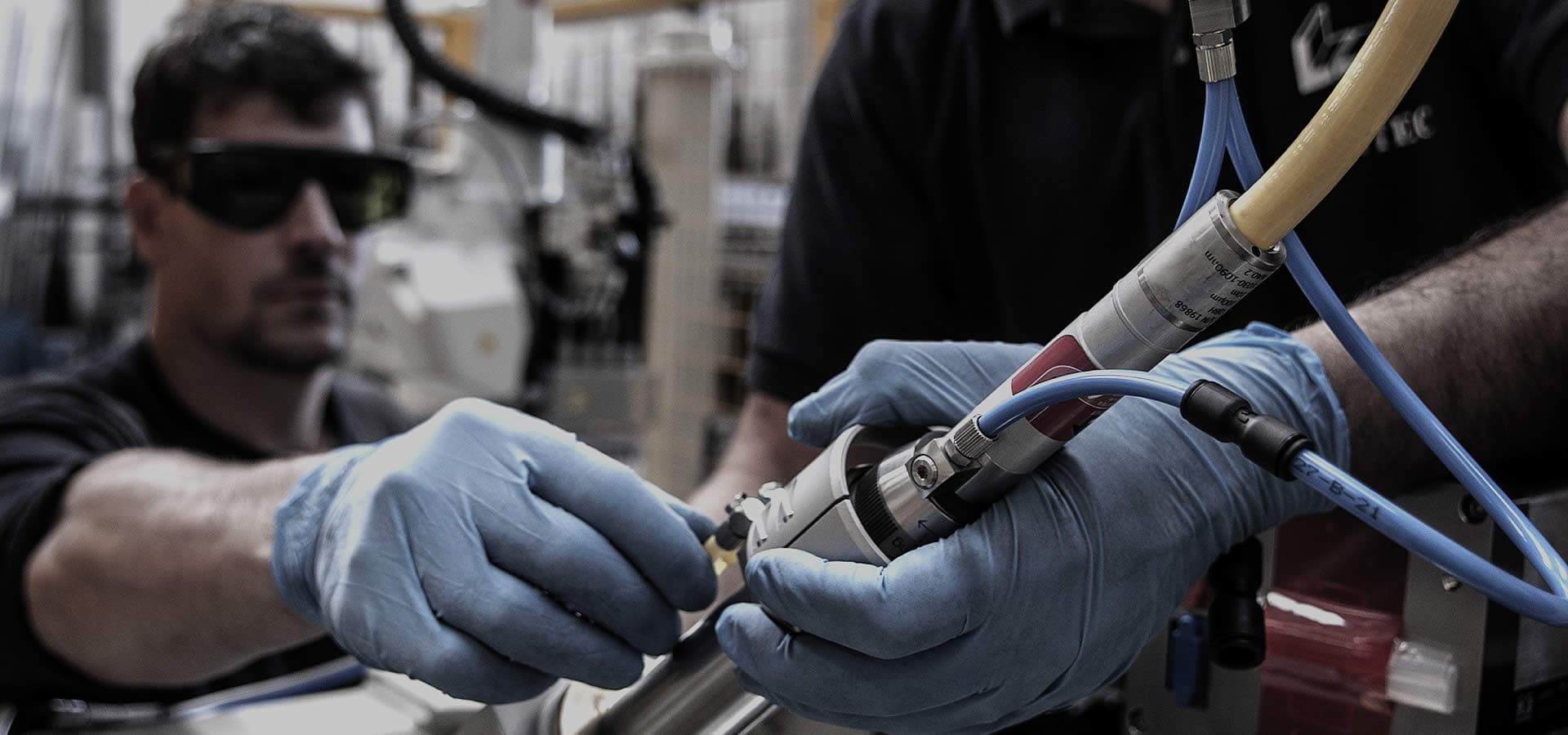 Machinerie industrielle de soudage au laser