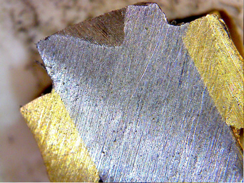 Laser welding on bronze and stainless steel